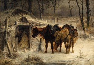 Resting horses